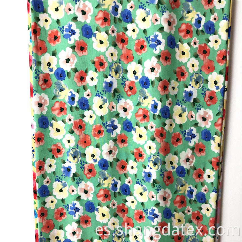 Small Flower Rayon Print